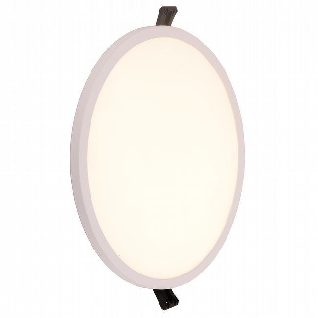 W23664MW9 Kyoto Matte White Opal (Acrylic) Wall Sconce/Ceiling Light, LEDx24W, D9H0.5, 3500K, ADA - Discontinued
