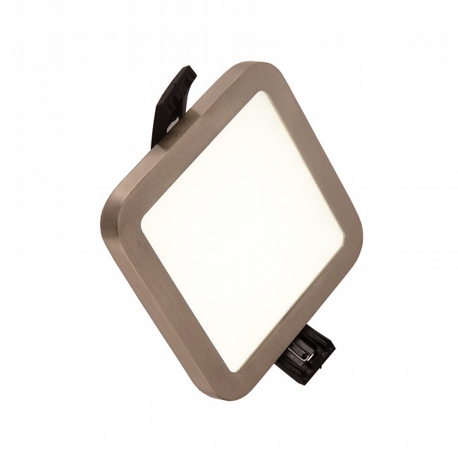 W23665BN4 Kyoto Brushed Nickel Opal (Acrylic) Wall Sconce/Ceiling Light, LEDx6W, W4x4H0.5, 3500K, ADA - Discontinued