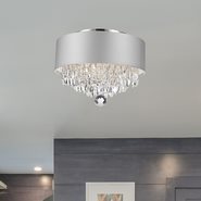 W33137C12-SV Gatsby Ceiling Light, D12