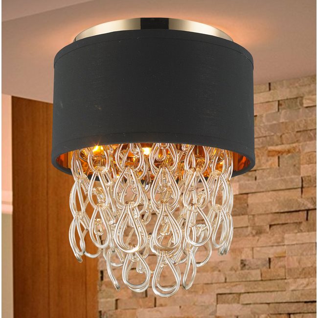 w33270cg12 Halo 3 Light Champagne Finish Ceiling Light - Discontinued