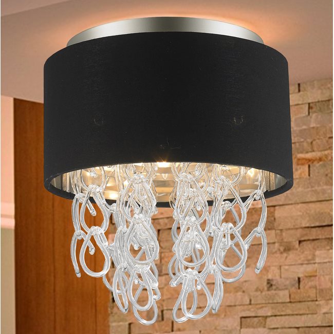 w33270mn12 Halo 3 Light Matte Nickel Finish Ceiling Light - Discontinued