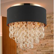 w33271cg16 Halo 4 Light Champagne Finish Ceiling Light - Discontinued