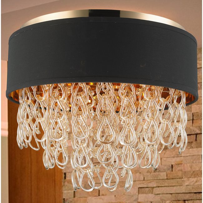 w33272cg20 Halo 6 Light Champagne Finish Ceiling Light - Discontinued
