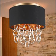 w33280mg12 Catena 3 Light Matte Gold Finish Ceiling Light Mount