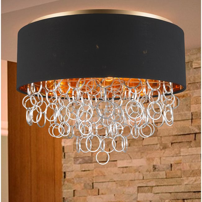 w33283mg24 Catena 6 Light Matte Gold Finish Ceiling Light Mount