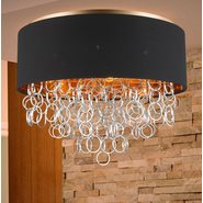 w33283mg24 Catena 6 Light Matte Gold Finish Ceiling Light Mount