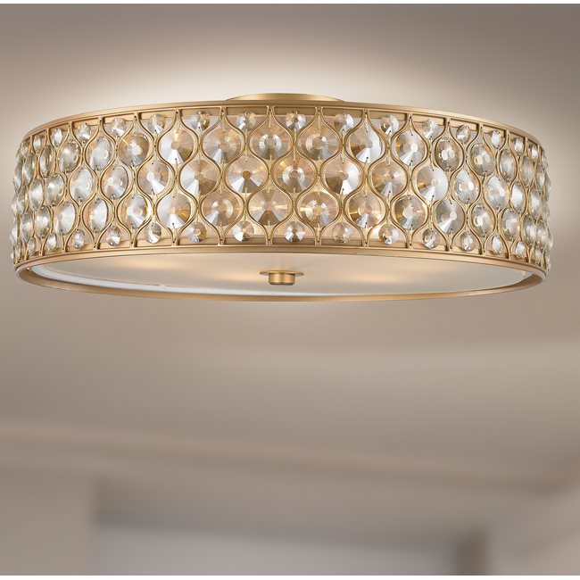 w33411mg24 Paris 6 Light Matte Gold Finish Ceiling Light