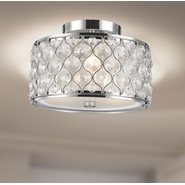 w33412c12 Paris 3 Light Chrome Finish Ceiling Light