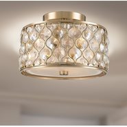 w33412cg12 Paris 3 Light Champagne Finish Ceiling Light
