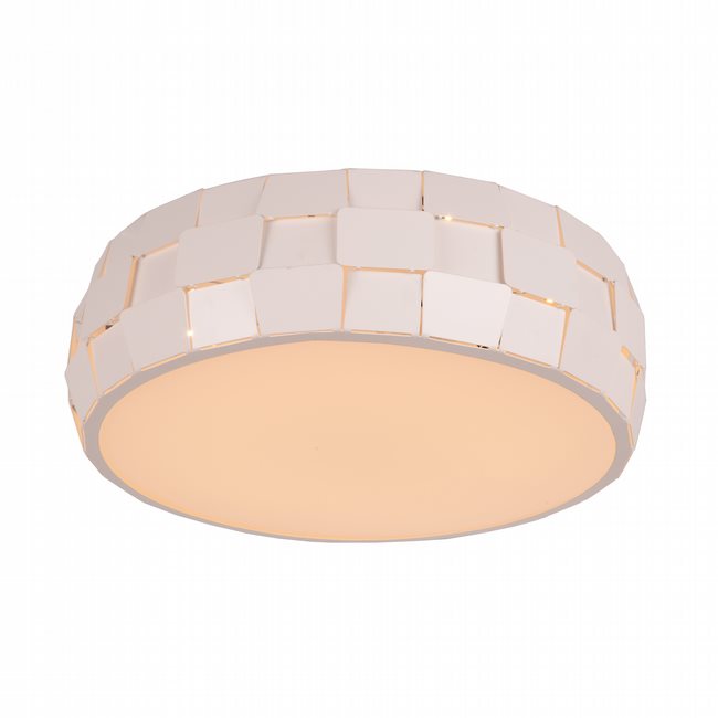 W33541MW15 Mosaic Matte White Opal (Acrylic) Ceiling Light, LEDx24W, 3500K - Discontinued 