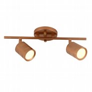 w33802mg15 Campbell 2 Light Matte Gold Finish LED Ceiling Light - Discontinued