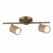 w33802mn15 Campbell 2 Light Matte Nickel Finish LED Ceiling Light - Discontinued