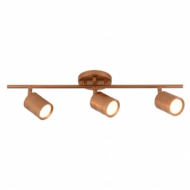 w33803mg27 Campbell 3 Light Matte Gold Finish LED Ceiling Light - Discontinued
