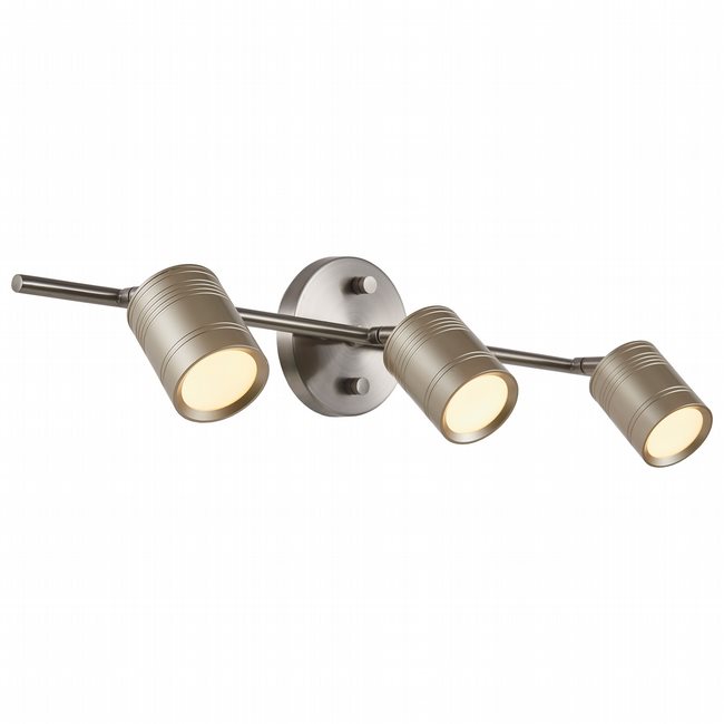 w33803mn27 Campbell 3 Light Matte Nickel Finish LED Ceiling Light - Discontinued