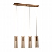 w33806mg28 Sprite 4 Light Matte Gold Finish LED Ceiling Light