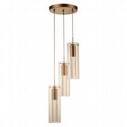 w33807mg10 Sprite 3 Light Matte Gold Finish LED Ceiling Light