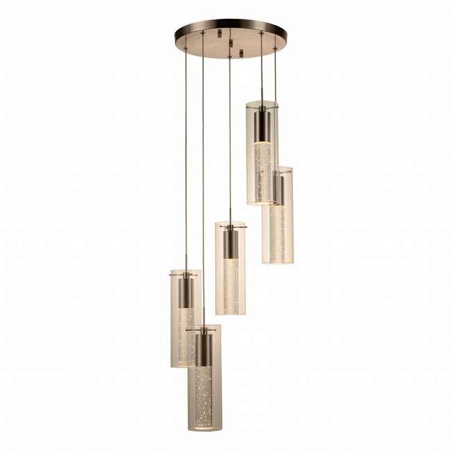 w33808mn14 Sprite 5 Light Matte Nickel Finish LED Ceiling Light