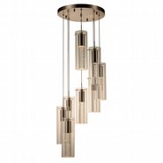 w33809mn16 Sprite 8 Light Matte Nickel Finish LED Ceiling Light