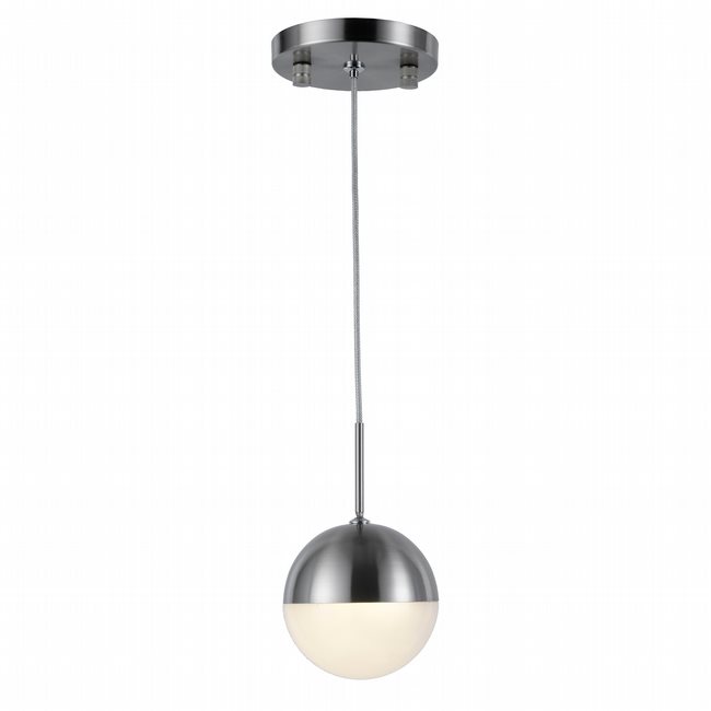 w33811mn4 Phantasm 1 Light Matte Nickel Finish LED Ceiling Light