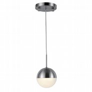 w33811mn4 Phantasm 1 Light Matte Nickel Finish LED Ceiling Light