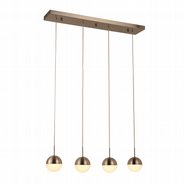 w33813mn28 Phantasm 4 Light Matte Nickel Finish LED Ceiling Light
