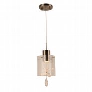 w33817mn5 Papillon 1 Light Matte Nickel Finish LED Ceiling Light