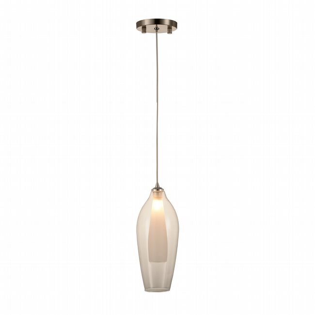 w33823mn4 Botella 1 Light Matte Nickel Finish G9 Ceiling Light