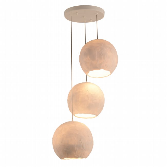 w33833mw9 Luna 3 Light Matte White Finish G9 Ceiling Light - Discontinued