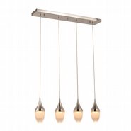 w33836c28 Droplet 4 Light Chrome Finish LED Ceiling Light
