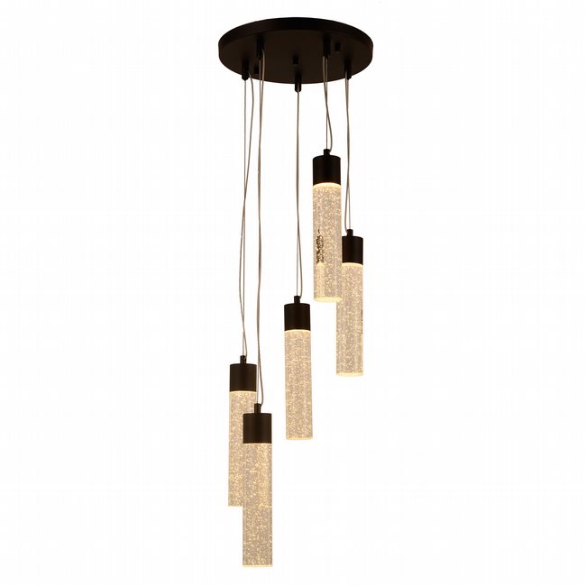 w33844gb14 Sprite 5 Light Graphite Black Finish LED Ceiling Light