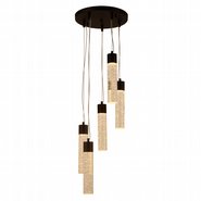 w33844gb14 Sprite 5 Light Graphite Black Finish LED Ceiling Light