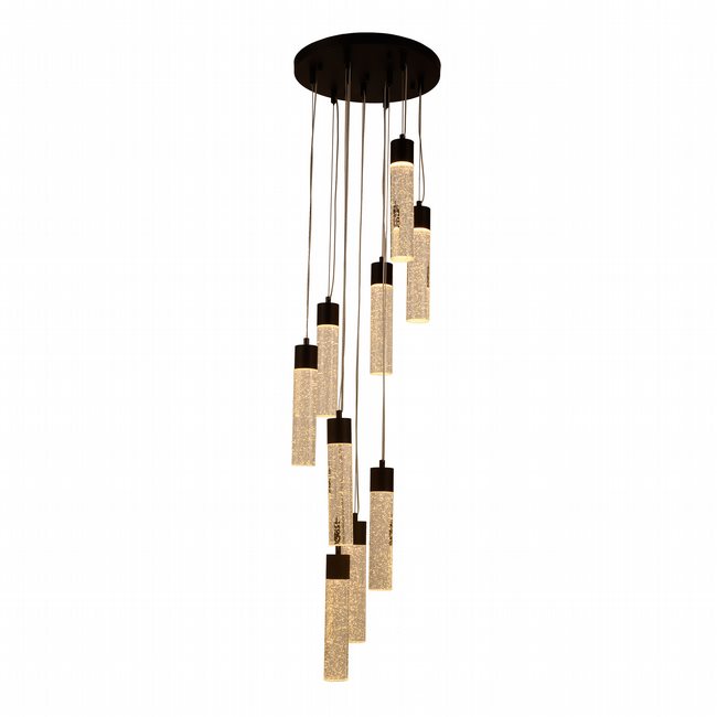 w33845gb16 Sprite 9 Light Graphite Black Finish LED Ceiling Light
