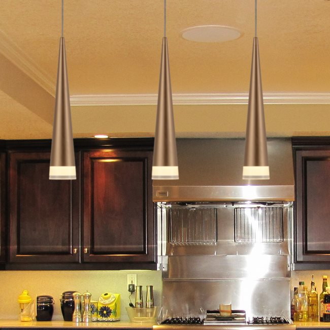w33847mg6 Pinnacle 2 Light Matte Gold Finish LED Ceiling Light