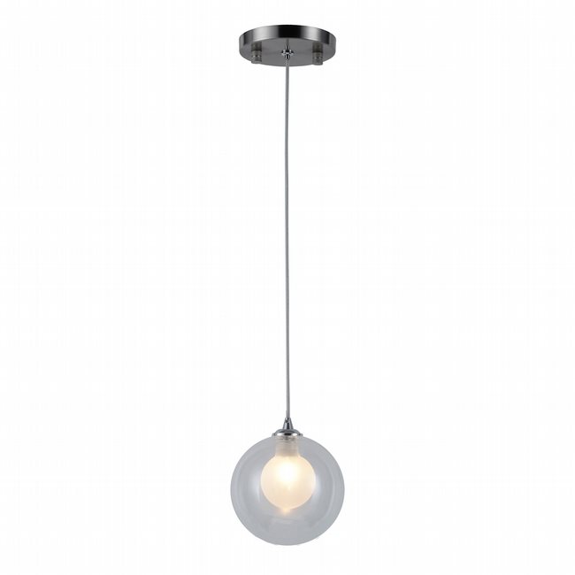 w33848mn5 Moulin 1 Light Brushed Nickel Finish G9 Ceiling Light