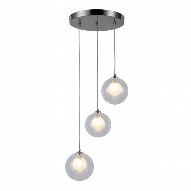 w33849mn9 Moulin 3 Light Brushed Nickel Finish G9 Ceiling Light