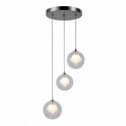 w33849mn9 Moulin 3 Light Brushed Nickel Finish G9 Ceiling Light