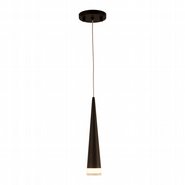 w33856mb4 Pinnacle 1 Light Matte Black Finish LED Ceiling Light