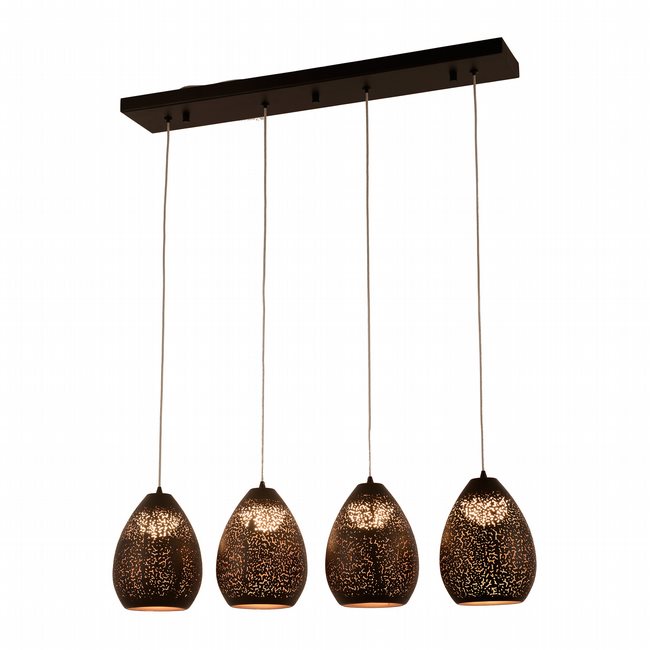 w33861mb28 Java 4 Light Matte Black Finish LED Ceiling Light - Discontinued