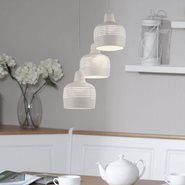 w33862mw10 Julia 3 Light Matte White Finish LED Ceiling Light - Discontinued