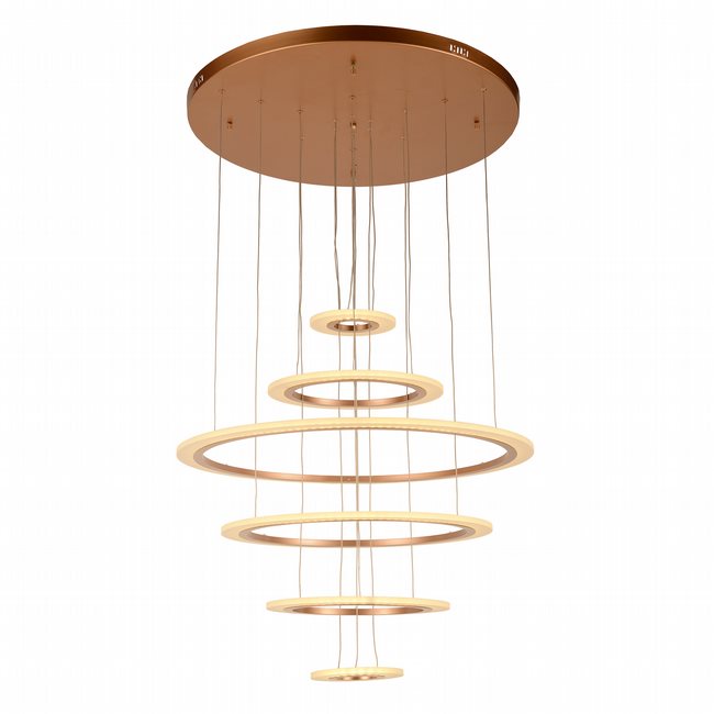 w33865mg32 Cyclone Light Matte Gold Finish LED Ceiling Light - Discontinued