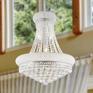 W83030C20 Empire 14 light Chrome Finish with Clear Crystal Chandelier