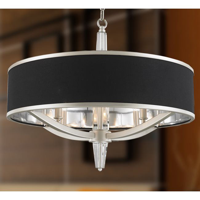 w83140mn26 Gatsby 4 Light Matte Nickel Finish Pendant