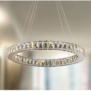 w83146rg24-cl Galaxy 12+3 Light Rose Gold Finish Pendant