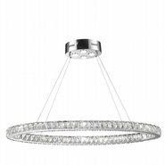 W83147KC42 Galaxy LED Chandelier, 20 Light, Chrome Finish, Clear Crystal