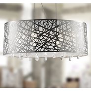 W83182C29 Julie Chandelier, Clear Crystal , Chrome Finish , 6 Light