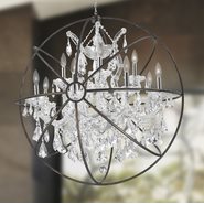 W83191C33-Cl Armillary Chandelier, D33