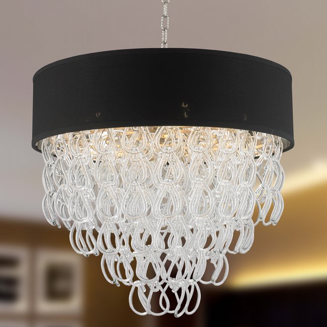 w83271mn24 Halo 9 Light Matte Nickel Finish Pendant
