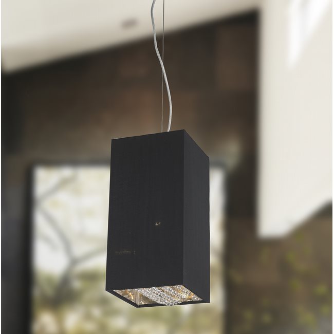 w83402ms8 Ritz 1 Light Matte Silver Finish Pendant