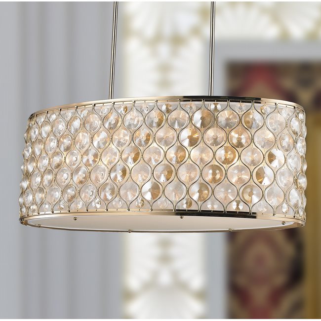 w83415cg32 Paris 12 Light Champagne Finish Pendant