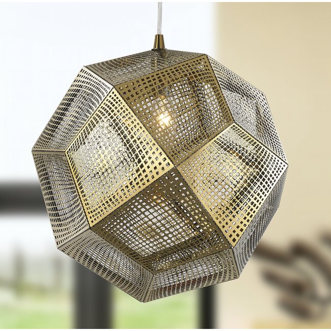 w83428cg12 Geometrics 1 Light Champagne Pendant